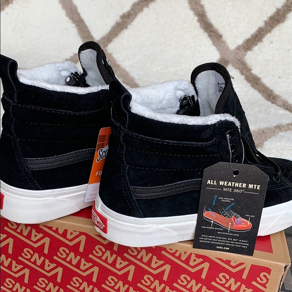 VANS SK8-Hi MTE Black/Black/Marshmallow WMNS - Picture 11 of 16